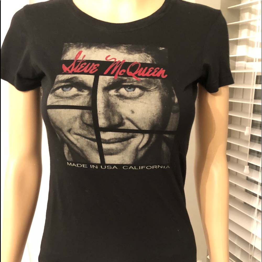 Rare Steve McQueen T-shirt NWOT size M